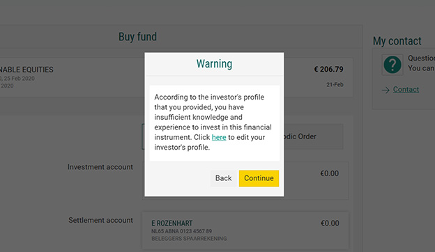 Self Directed Investing - Placing an order via Internet Banking